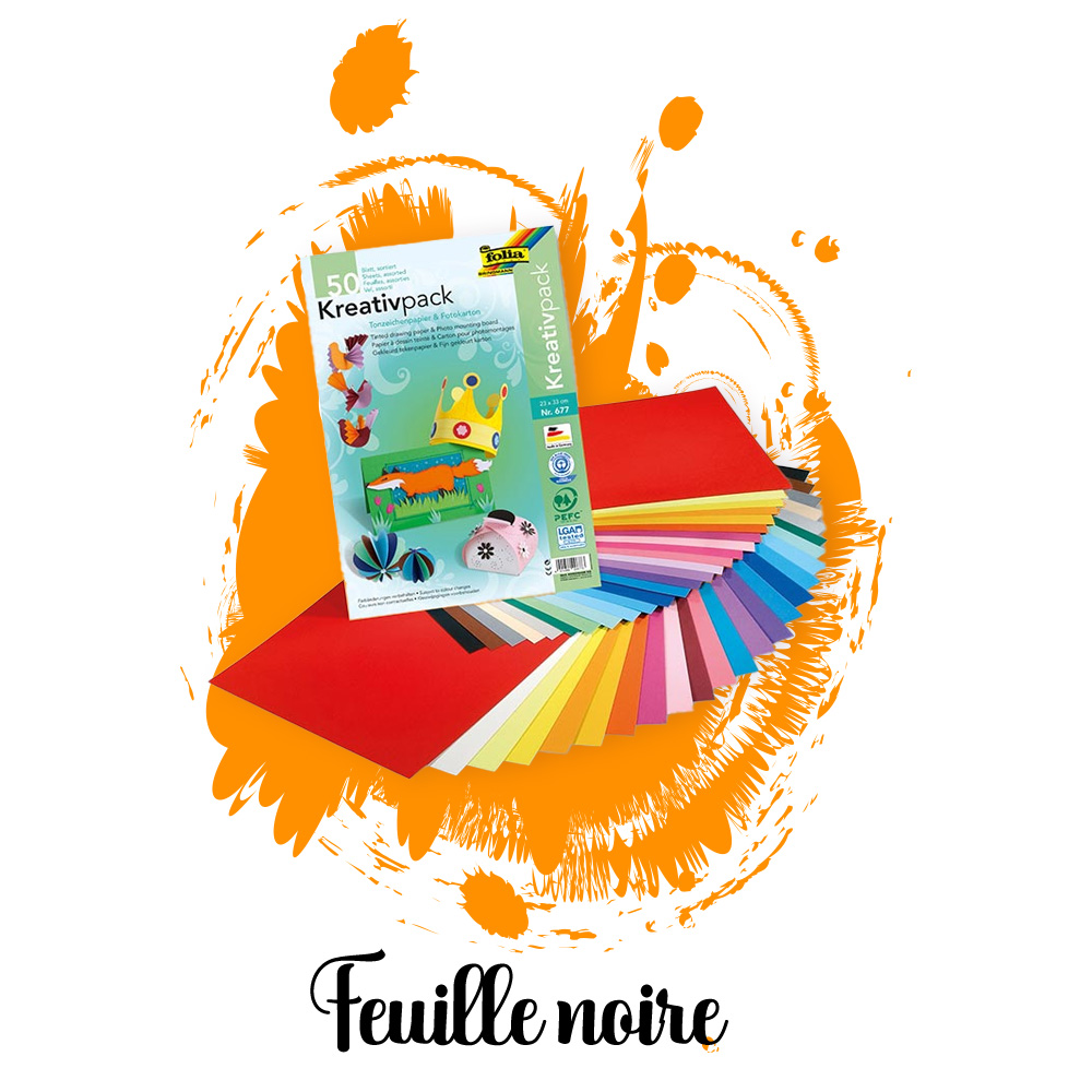 feuille noire